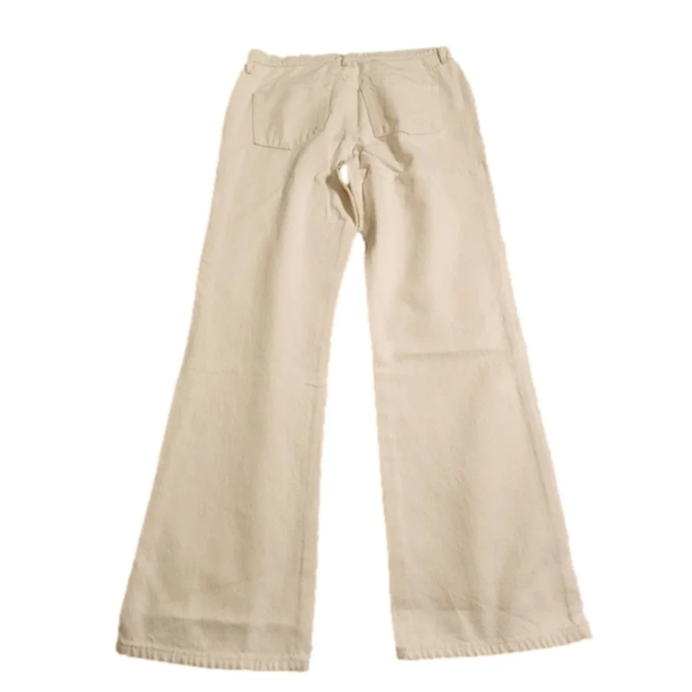 J. Crew wide flared‎ leg cream Relaxed jeans size 32 new!!